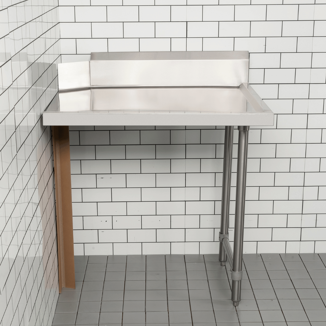 Modular System Clean Dish Table with Splashback CDT-900L