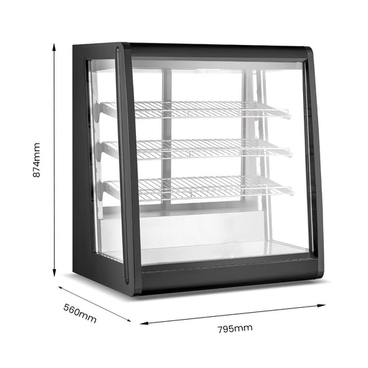 Bonvue Chilled Angled Counter-Top Food Display - CTA-196