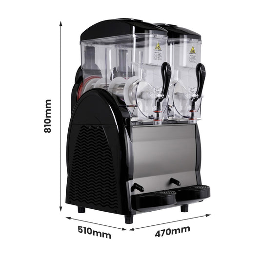 Benchstar Double 12 Litre Granita & Slushy Machine - FABIGANI-2S