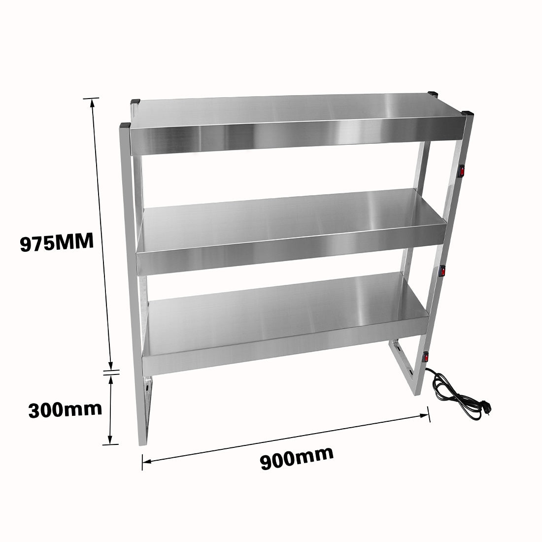 Benchstar Commercial Food Warmer with 6 Lamps – FW6L-093
