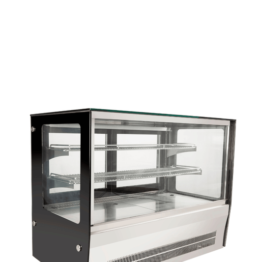 Bonvue Counter top square glass cold food display - GN-900RT