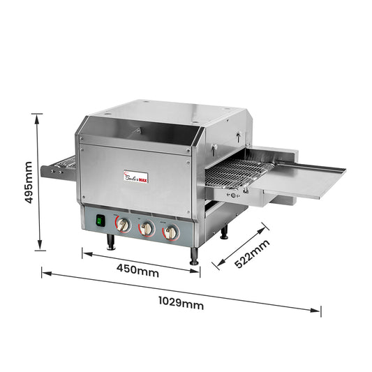 BakerMax Electric Conveyor Pizza Ovens - HX-14EP