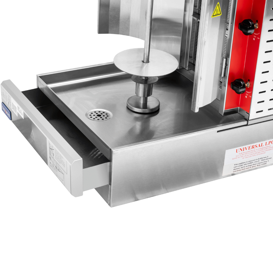 GasMax Semi-automatic 3 Burner NG Kebab Machine KB-3