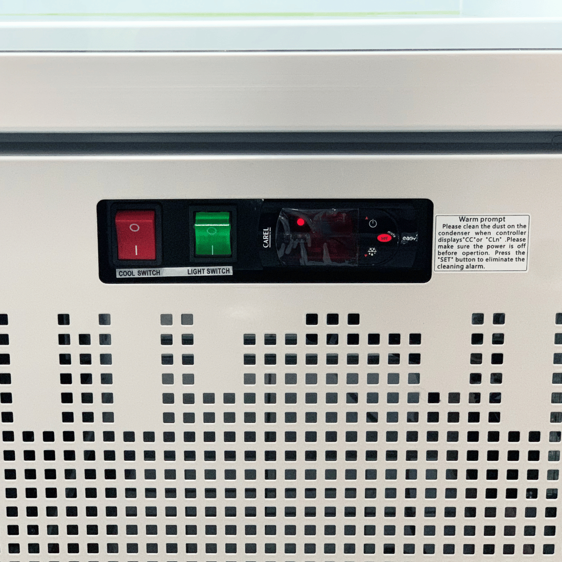 Thermaster Door Supermarket Fridge Black - LG-600BGBM