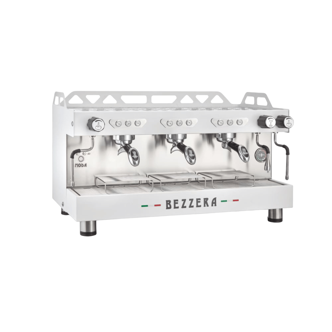 Bezzera MODA DE 3 Group Espresso Machine White - MODADE3W