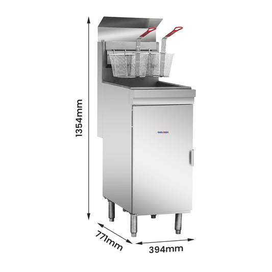 GasMax Superfast LPG Gas Tube Fryer - RC400ELPG