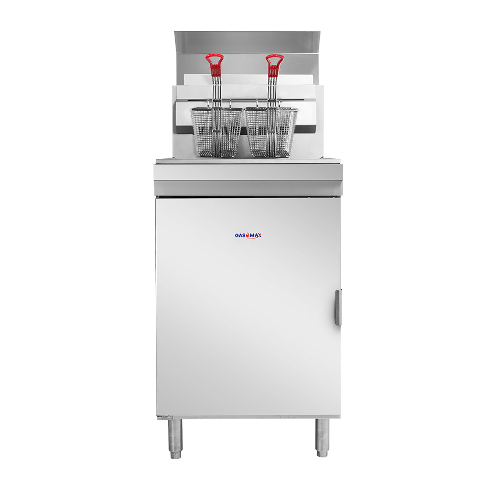 GasMax Superfast LPG Gas Tube Twin Vat Fryer - RC400TELPG