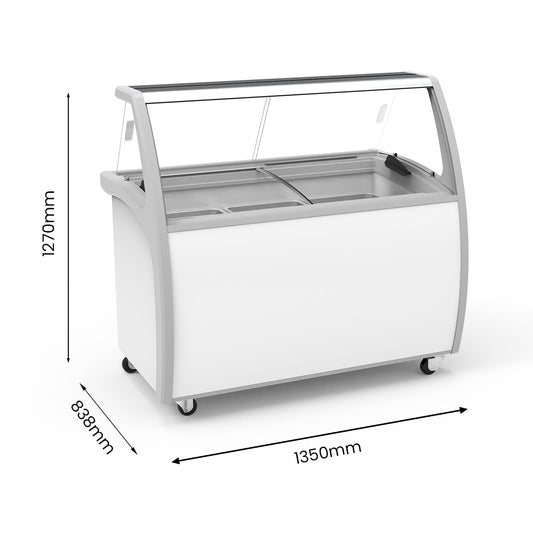 Thermaster 400L Gelato Display - SD-415P