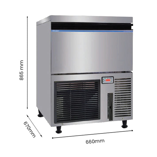 Blizzard Premium Under-Counter Ice Maker Large Cube Ice – SN-200P