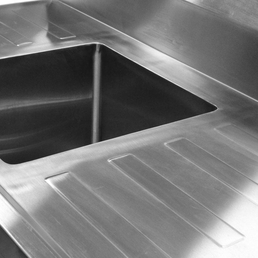 Premium Stainless Steel Single Sink Bench 700mm Deep