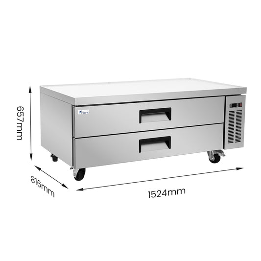 FED-X Chef Base Refrigerated Drawer Bench 360L - XCB-60