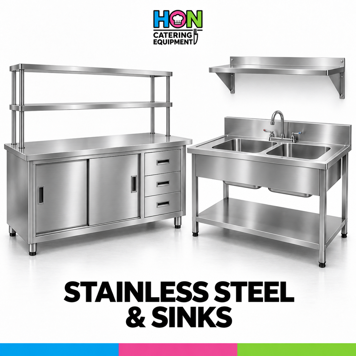 Stainless Steel Kitchen Benches & Sinks