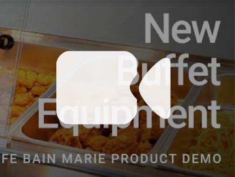 Thermaster Premium Wet and Dry Bain Marie Food Display 4x1/1 GN Pans PG150FE-XB