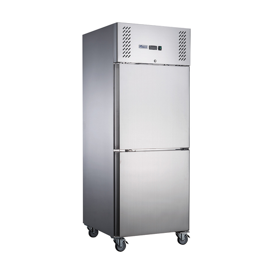 FED-X S/S Two half Door Upright Freezer - XURF600S1V