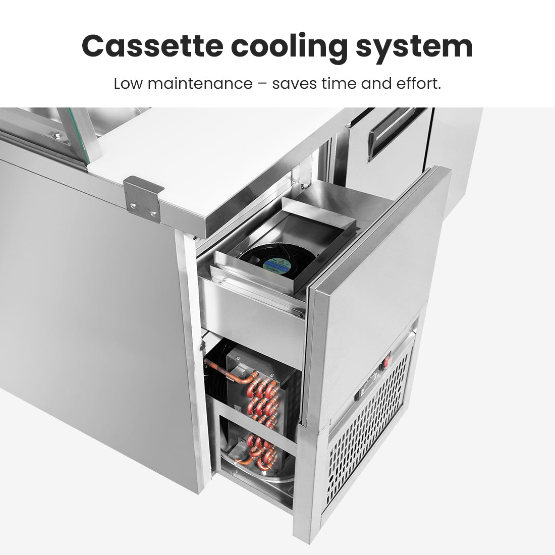 Thermaster two large door DELUXE Sandwich Bar - SCB/18