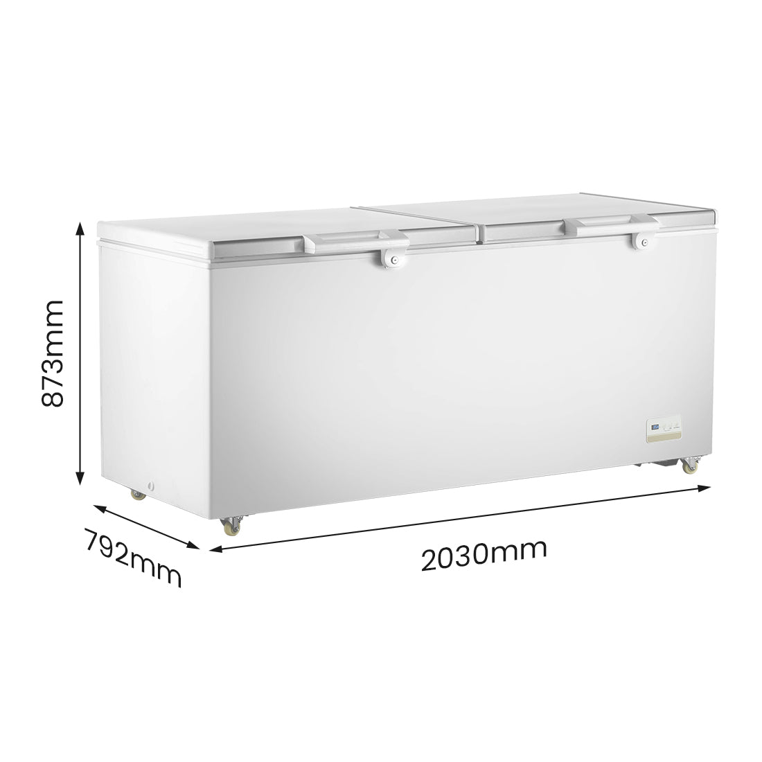 Thermaster 750L Chest Freezer with Stainless Steel Lid - BD750F