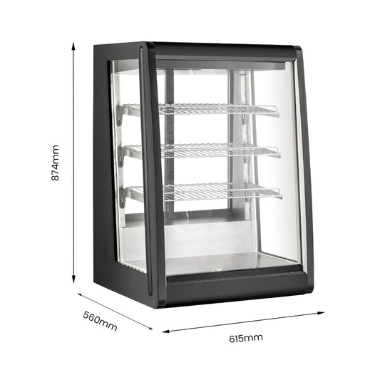 Bonvue Chilled Angled Counter-Top Food Display - CTA-146