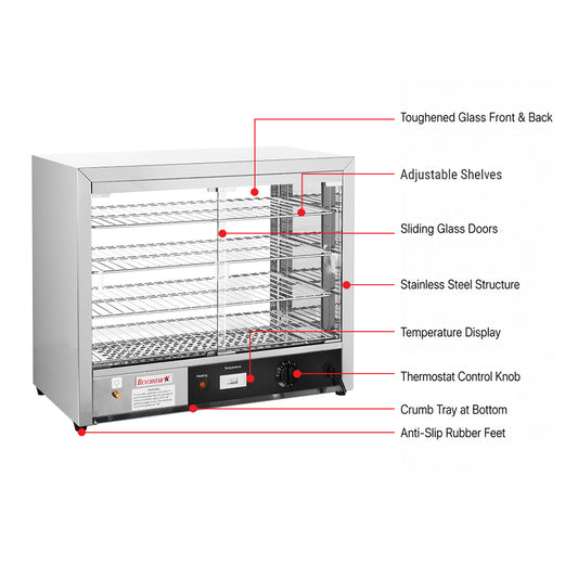 Benchstar Pie Warmer & Hot Food Display - DH-580E