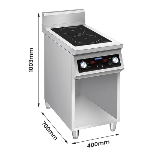 Electmax 700 Series Induction 2-Burner Cooker with Splashback EIC7-400P