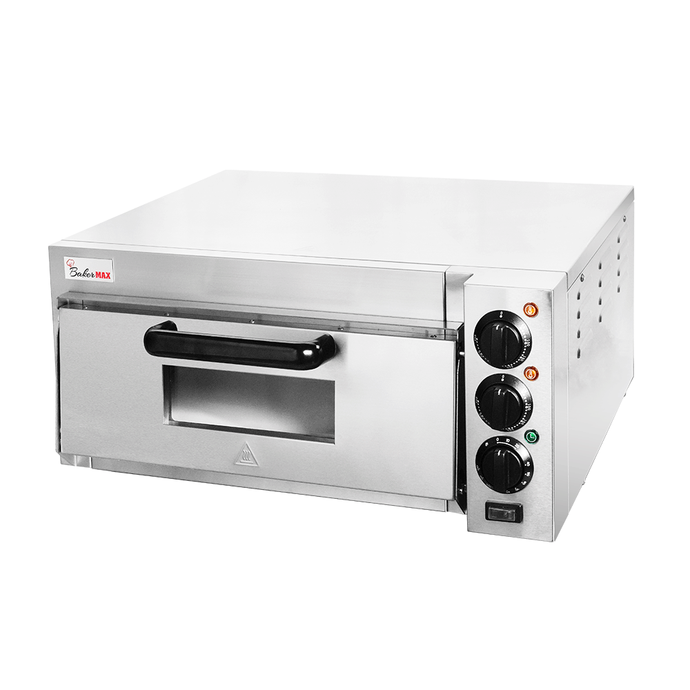 BakerMax Compact Countertop Single Deck Electric Pizza Oven - EP-1T