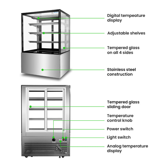 Bonvue Heated Display Cabinet - H-SF830V