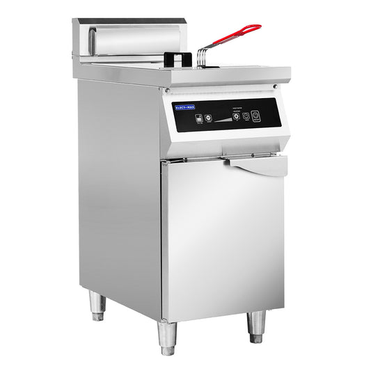 Electmax 700 Series Induction Single Fryer with Splashback - IFS7-30L