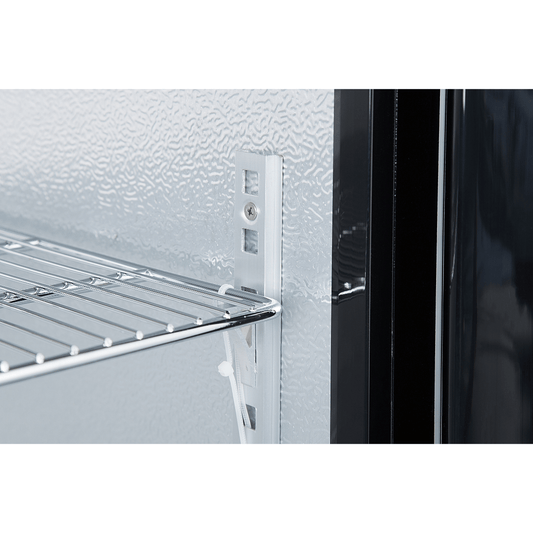 Thermaster Under Bench single Heated Glass Door Bar Fridge/Cooler with heater switch - LG-138TD