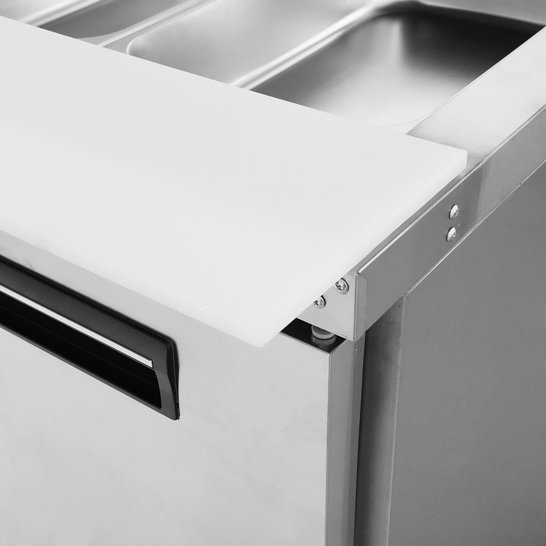 Thermaster Two Door Cold Bench Salad Station 4x1/1 GN Pans - PG150FA-XB