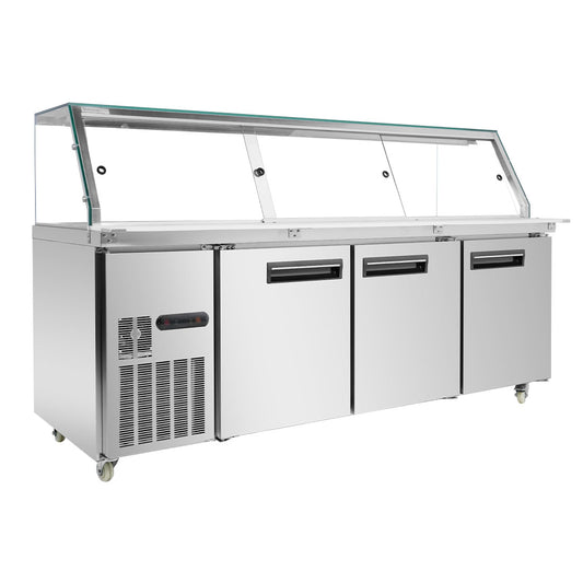Thermaster Cold Salad & Noodle Bar 6x1/1 GN Pans - PG210FA-XG