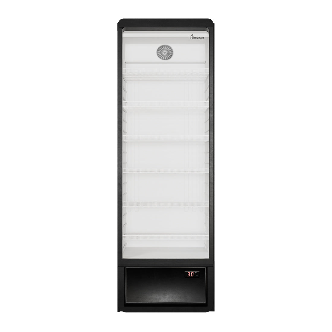 Thermaster Upright Glass Door Beverage Fridge - SDC-258B