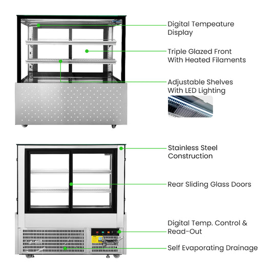 Bonvue Chilled Food Display - SG120FA-2XB