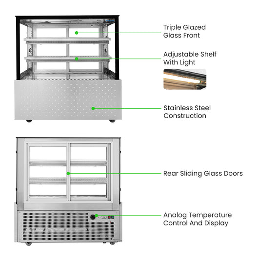 Bonvue Heated Food Display - SG120FE-2XB