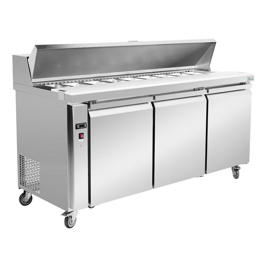 Thermaster three large door Sandwich Bar - SLB180