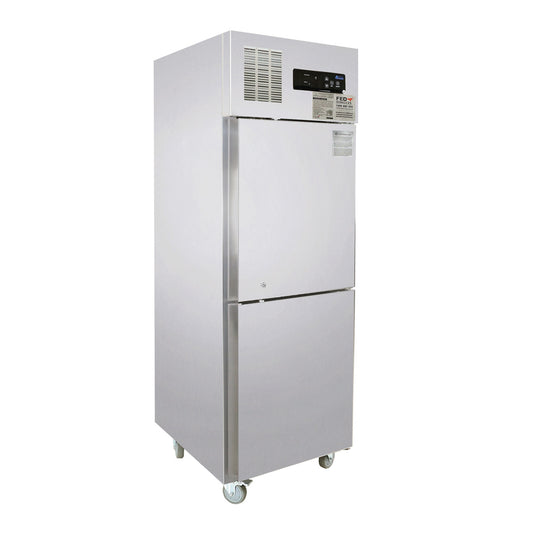 TROPICAL Thermaster 2 x Half door SS Fridge - SUC500
