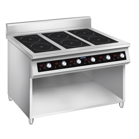 ElectMax 900 Series Induction 6 Burner Cooker with Splashback EIC9-1200P