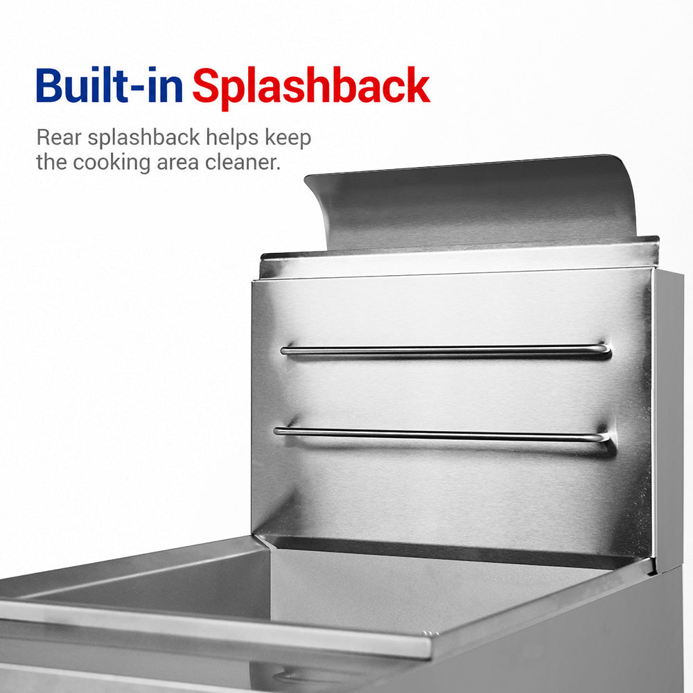 Gasmax V Pan Natural Gas Deep Fryer - VP122