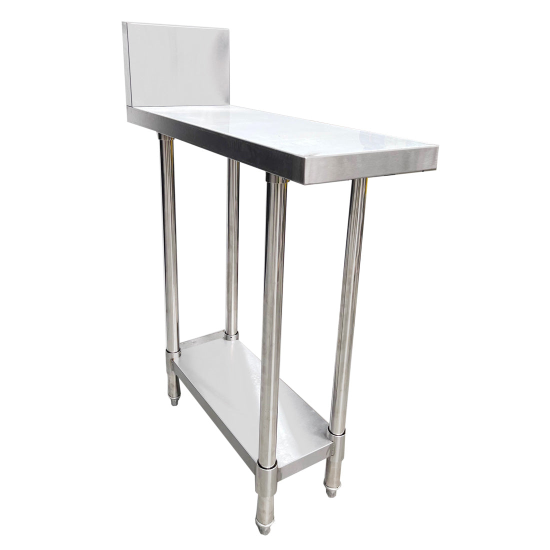 Stainless Steel Kitchen Infill Bench with Splashback