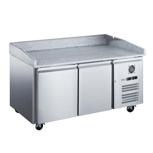 FED-X Two Door Standard Saladette On Castors - XPZ2600TN