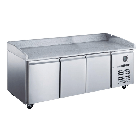 FED-X Three Door Standard Saladette On Castors - XPZ3600TN