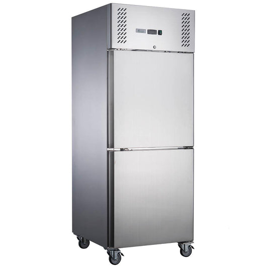 FED-X S/S Split Two-Door Upright Fridge - XURC650S1V