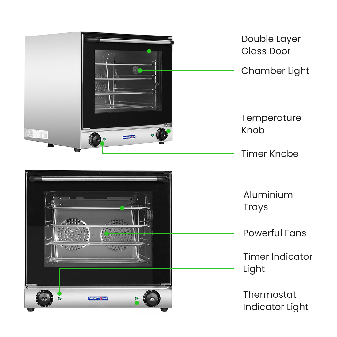 ConvectMax OVEN Heats 50 to 300 Degrees - YXD-1AE