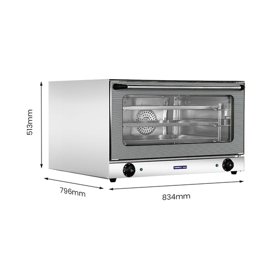 ConvectMax Heavy Duty Stainless Steel 240V/15A Convection Oven YXD-8A-3E